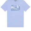 Adachi Camo T-Shirt Cornflower Blue
