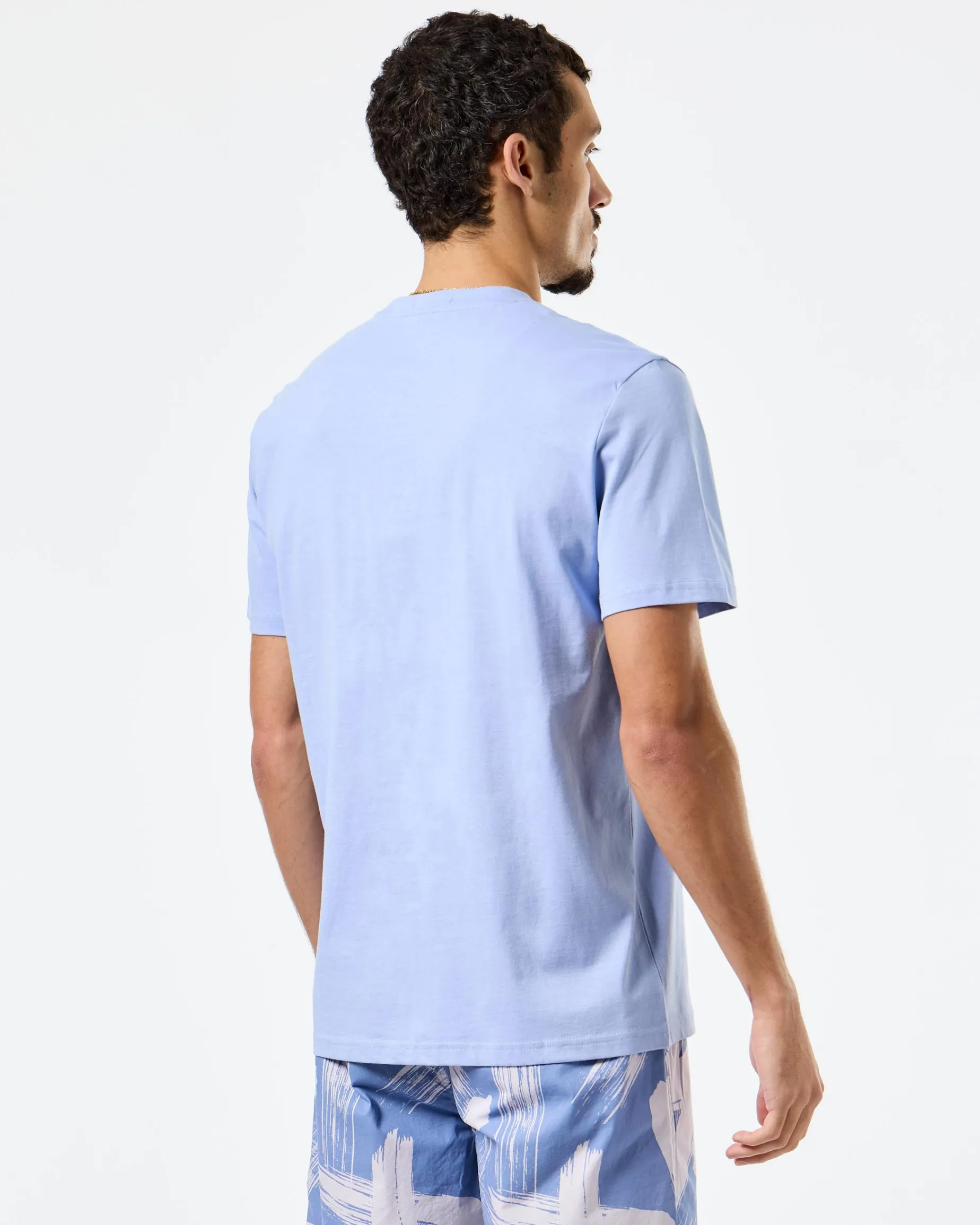 Adachi Camo T-Shirt Cornflower Blue