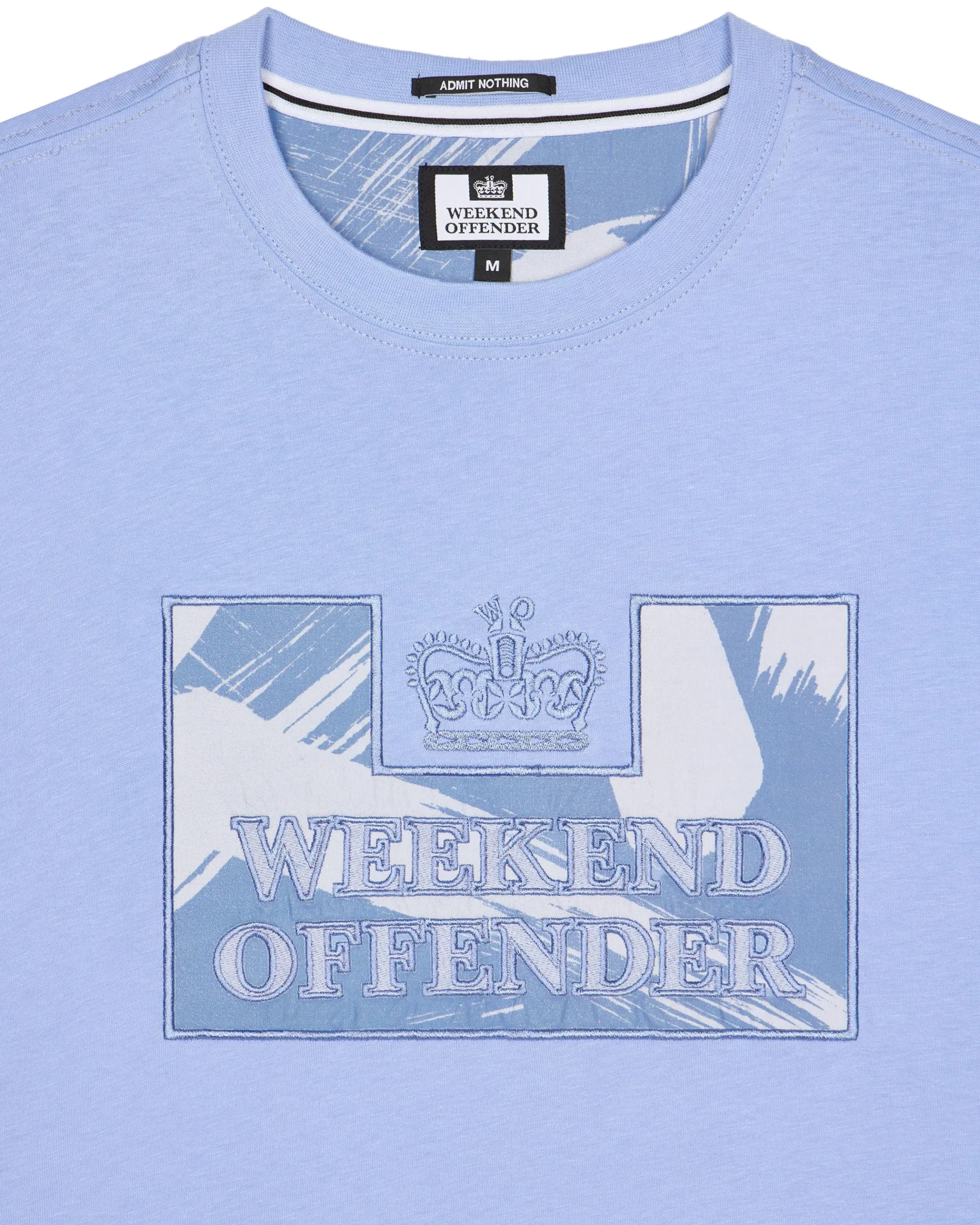 Adachi Camo T-Shirt Cornflower Blue