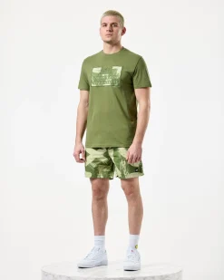 Adachi Camo T-Shirt Sapling Green