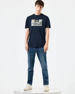 Badman Graphic T-Shirt Navy