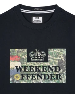 Badman Graphic T-Shirt Navy