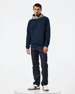 Bayswater Hoodie Navy/Mid House Check