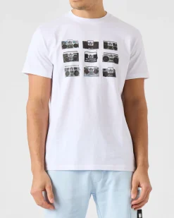 Boombox Graphic T-Shirt White