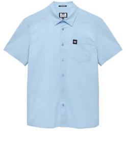 Borak Short Sleeve Shirt Ocean Wave Blue