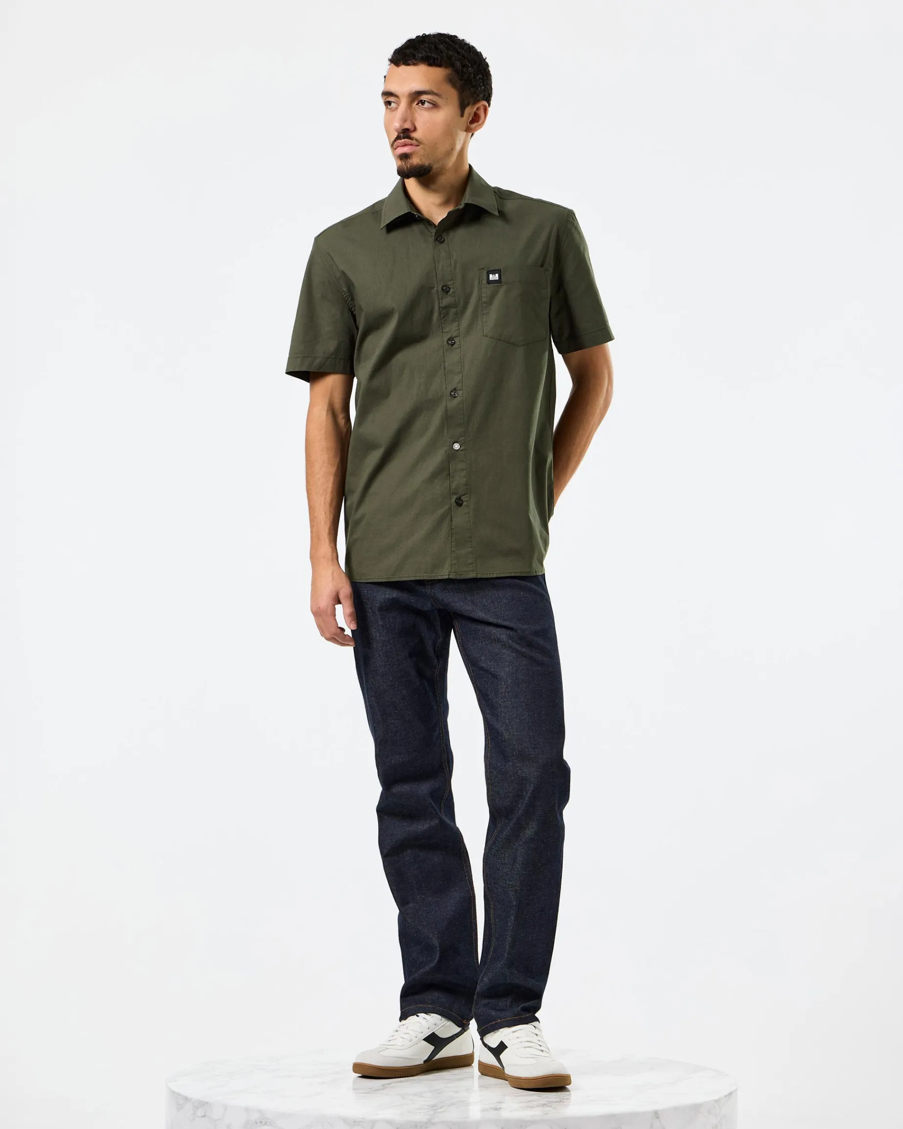 Borak Short Sleeve Shirt Castle Green
