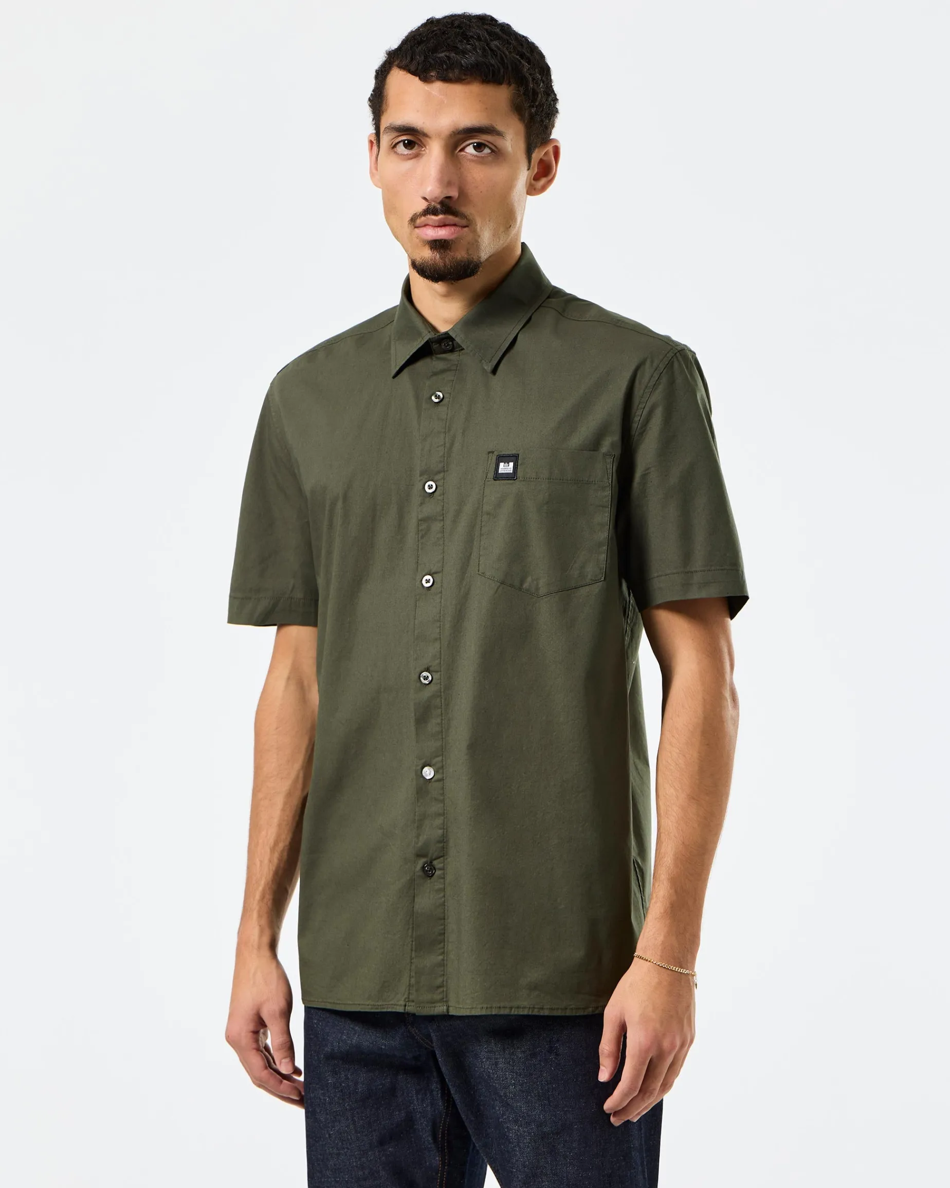 Borak Short Sleeve Shirt Castle Green