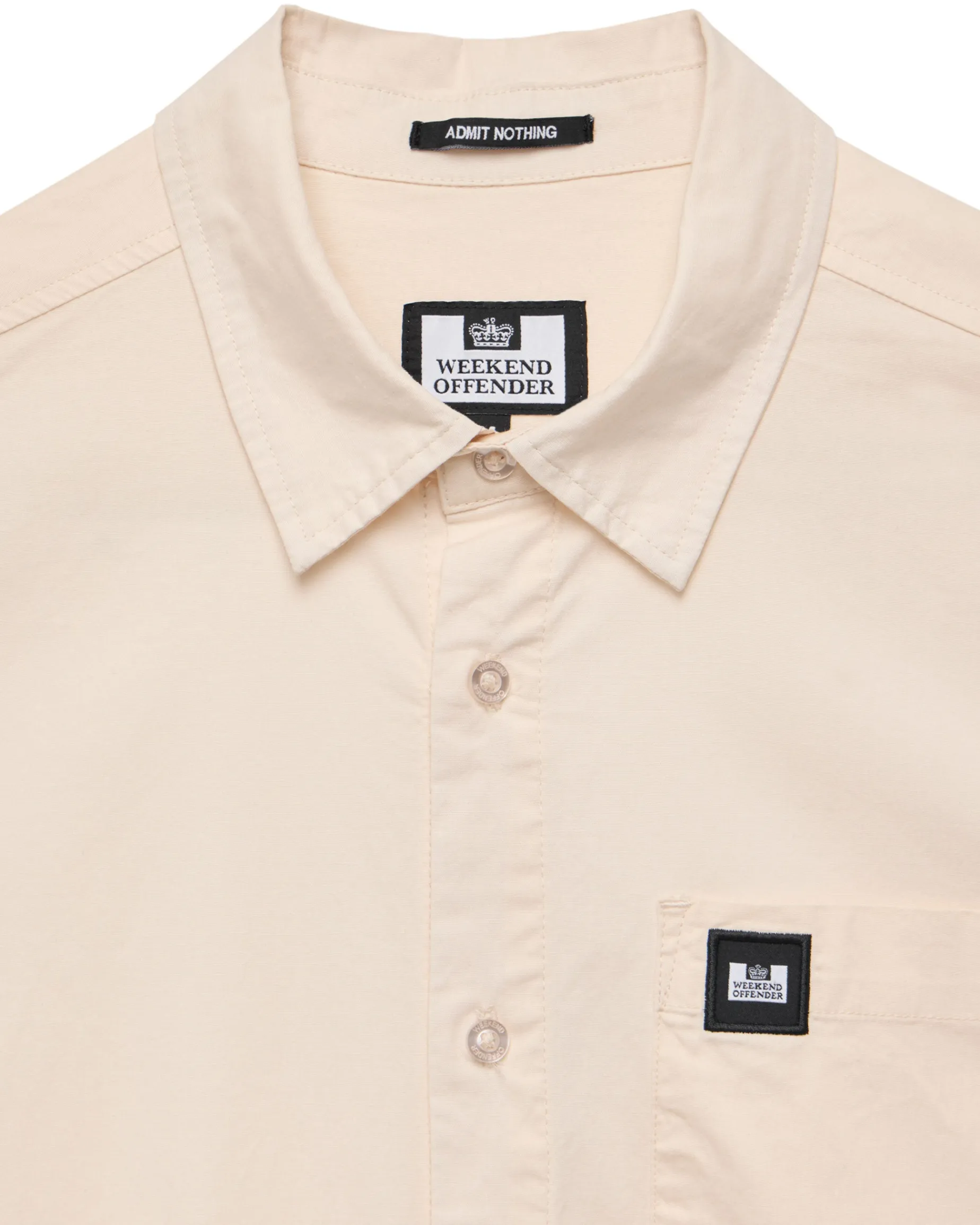 Borak Short Sleeve Shirt Alabaster