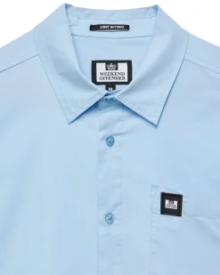 Borak Short Sleeve Shirt Ocean Wave Blue