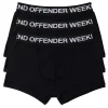 Boxer Shorts Pack Of 3 Black