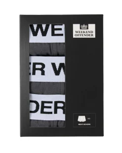 Boxer Shorts Pack Of 3 Dark Charcoal