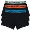 Boxer Shorts Pack Of 3 Orange Peel/ Azure Blue/ Mint Tea Green