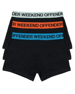 Boxer Shorts Pack Of 3 Orange Peel/ Azure Blue/ Mint Tea Green