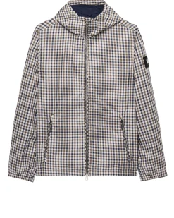 Campania Check Windbreaker Jacket Mid House Check