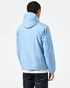 Campania Check Windbreaker Jacket Sea Marine Blue
