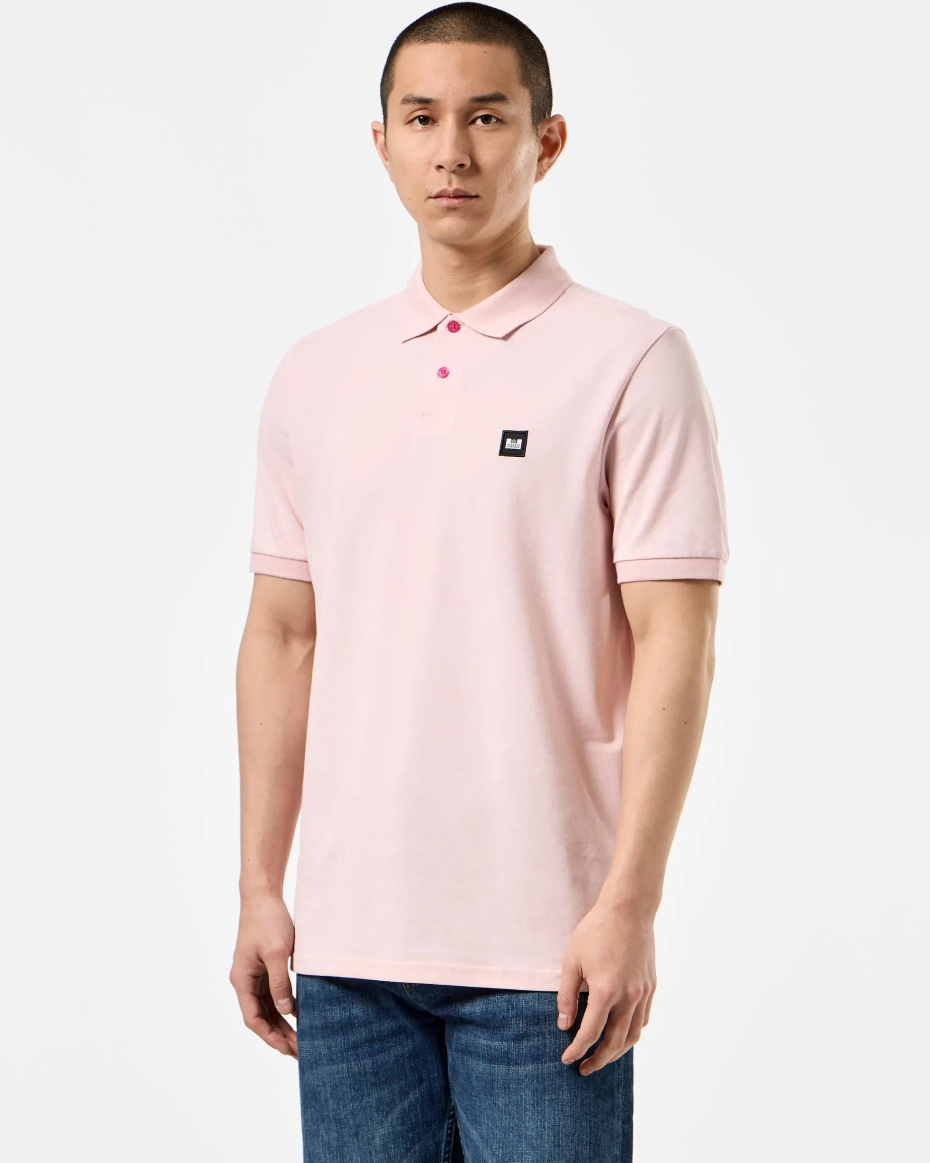 Caneiros Polo Shirt Pale Blush Pink