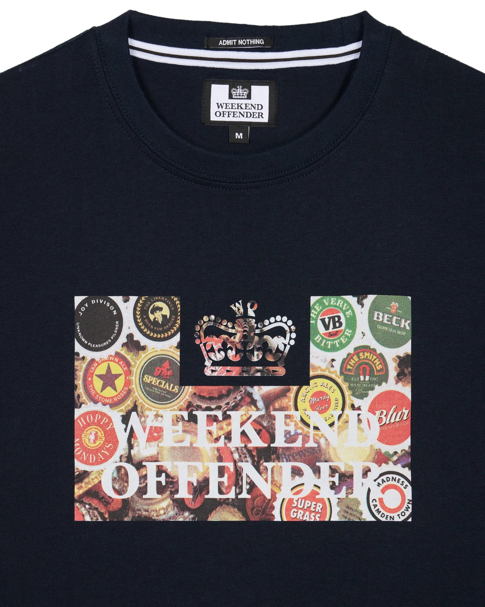Caps Graphic T-Shirt Navy