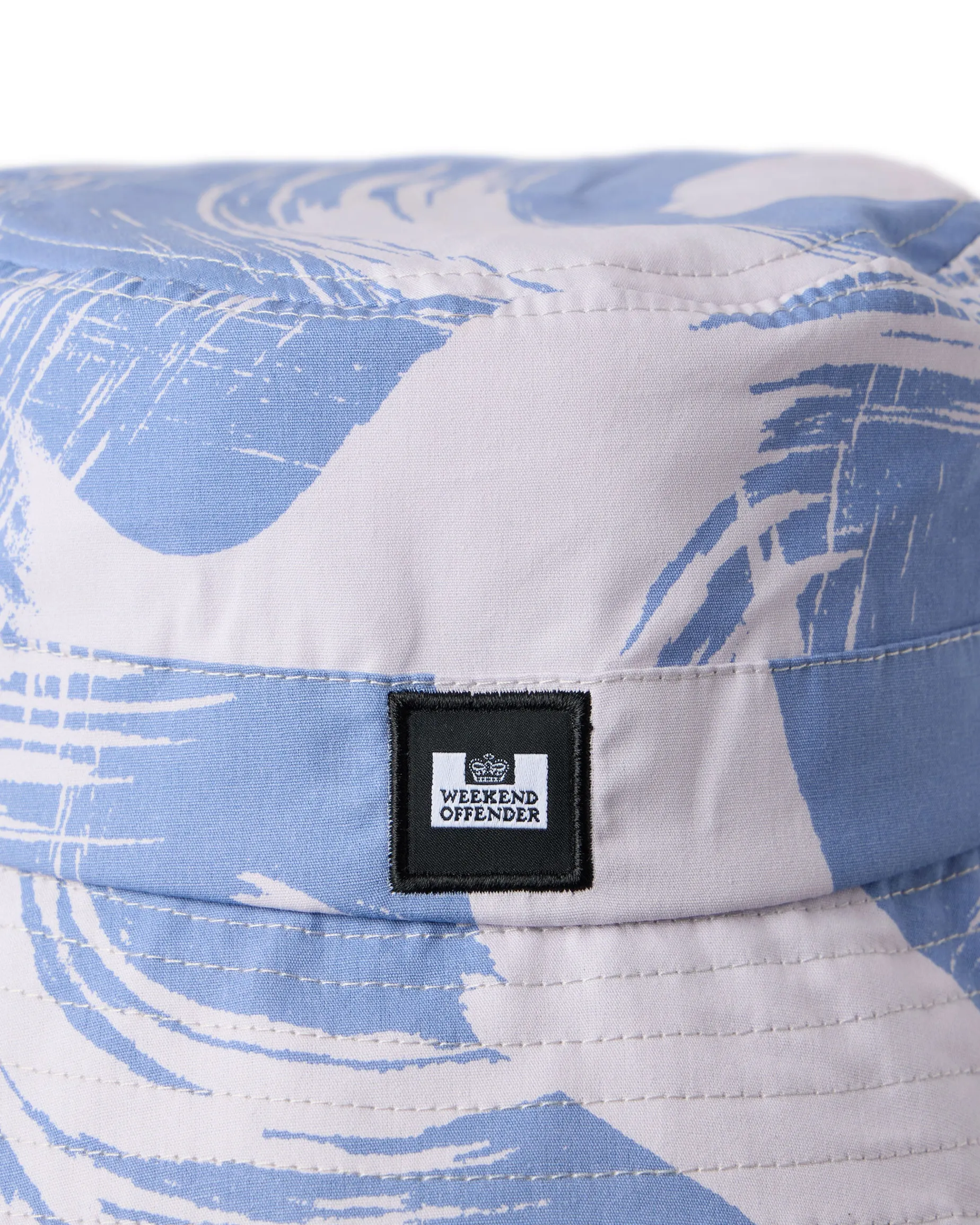 Choroni Camo Bucket Hat Cornflower Blue