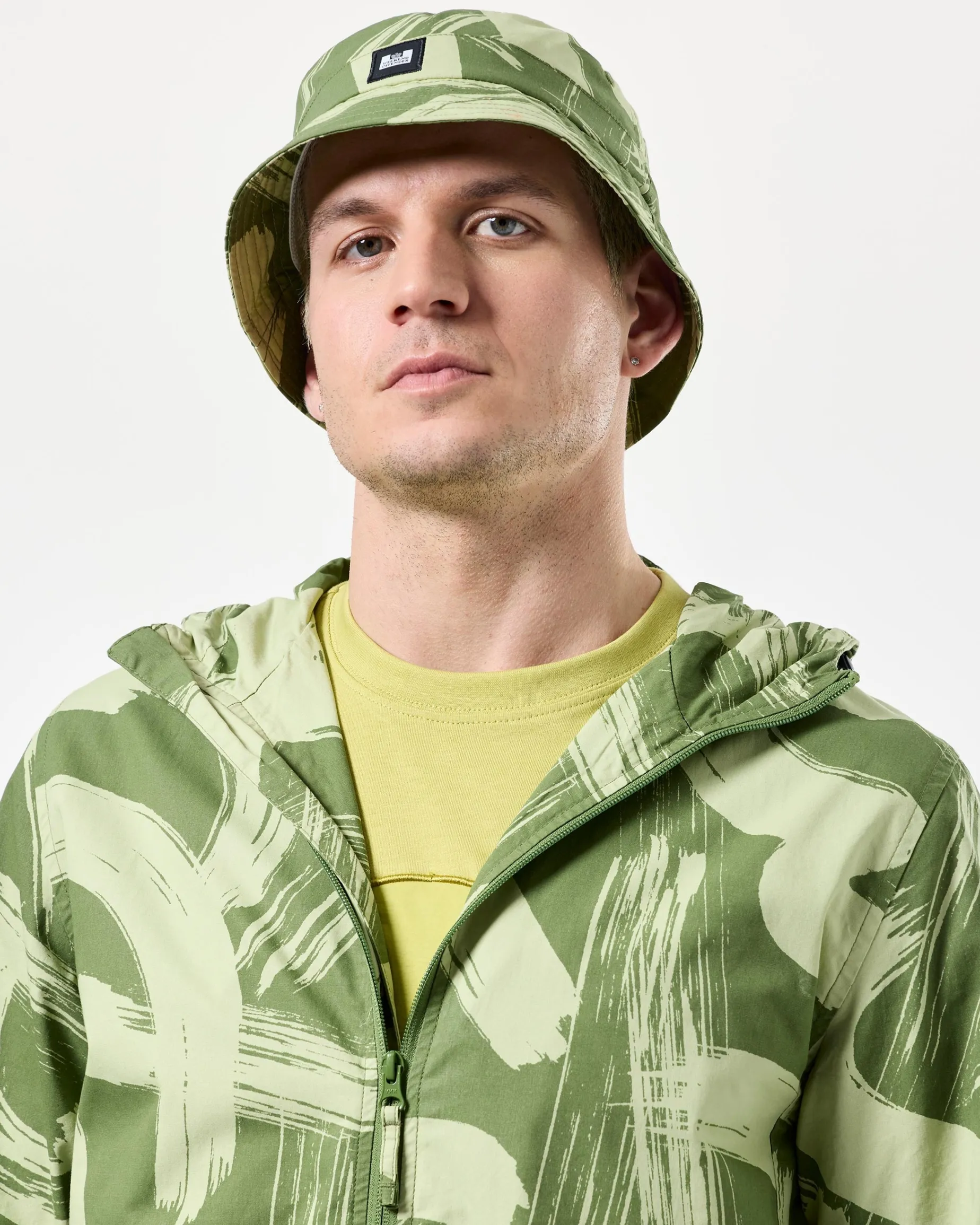 Choroni Camo Bucket Hat Sapling Green