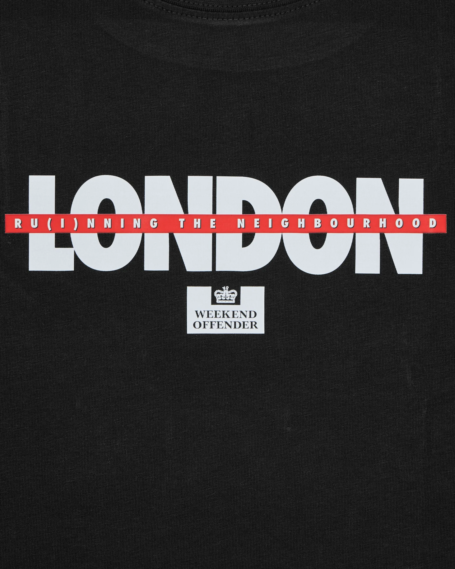 City Series 7 London T-Shirt Black