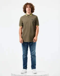 Comas Polo Shirt Castle Green/Keylime