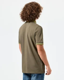 Comas Polo Shirt Castle Green/Keylime