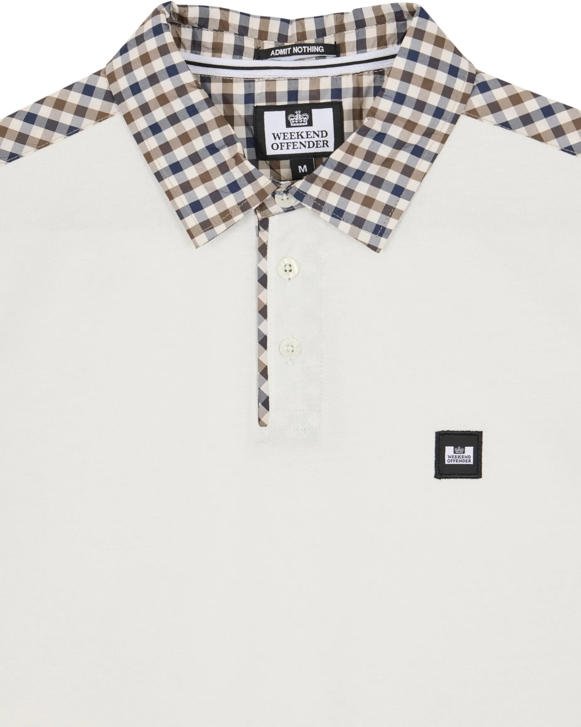 Costa Polo Shirt Ghost/Mid House Check