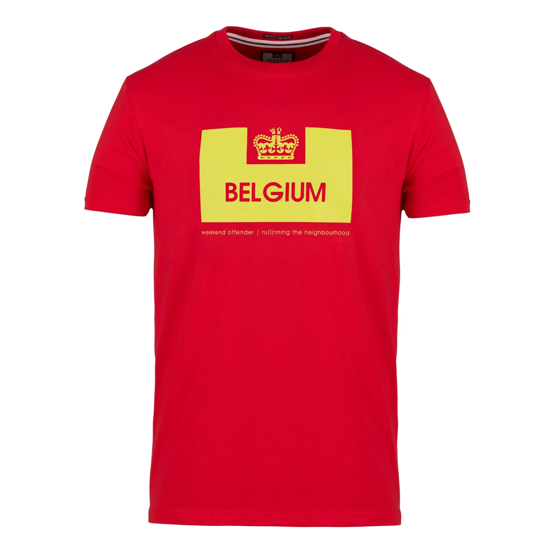 Country Series Belgium T-Shirt Red