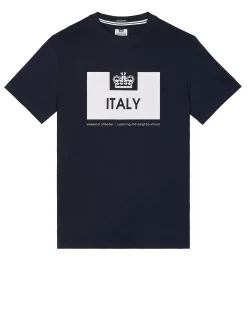 Country Series Italy T-Shirt Navy/White
