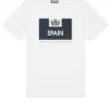 Country Series Spain T-Shirt White/Navy