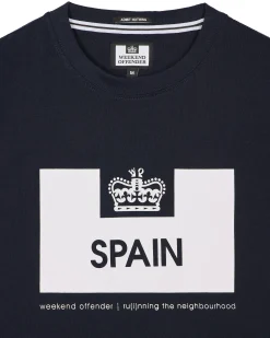 Country Series Spain T-Shirt Navy/White