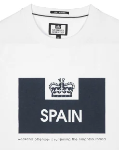 Country Series Spain T-Shirt White/Navy