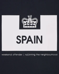 Country Series Spain T-Shirt Navy/White