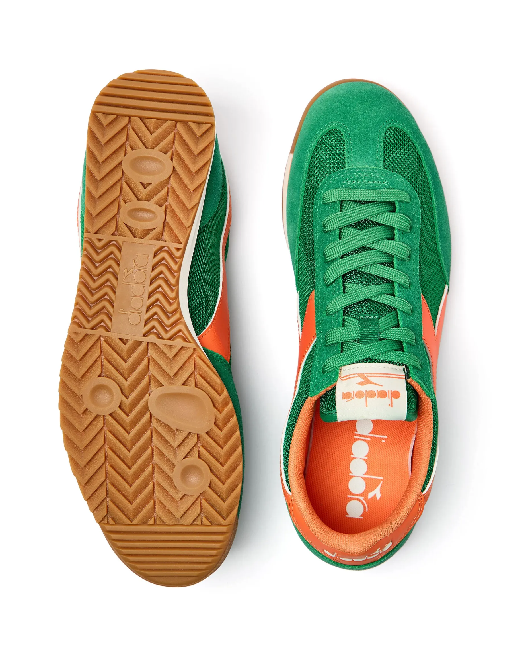Diadora Cross Trainers Green Peas Cream