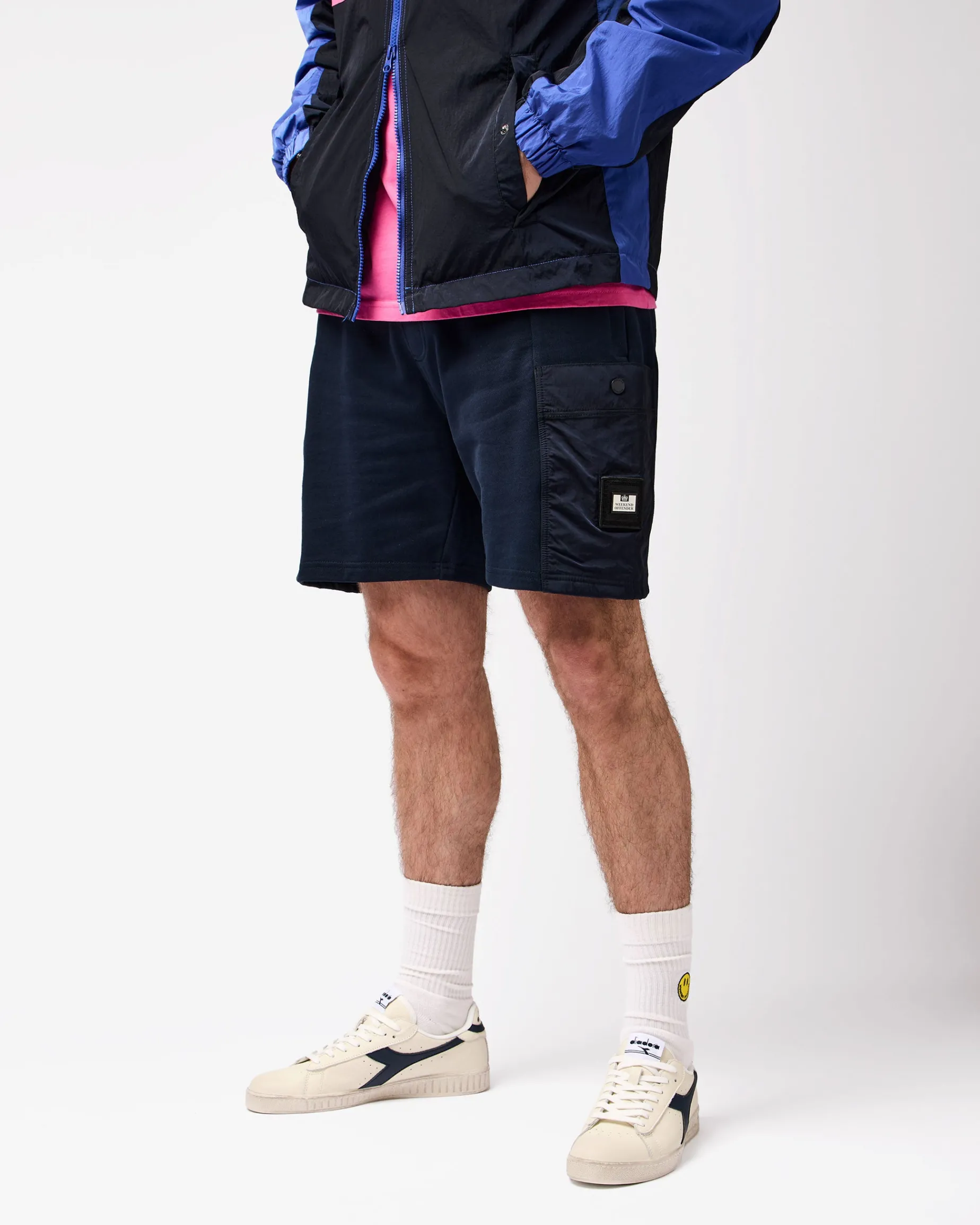 Diadora Game L Low Waxed Trainers White/Caspian Sea