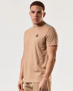 Diaz T-Shirt Cognac Brown