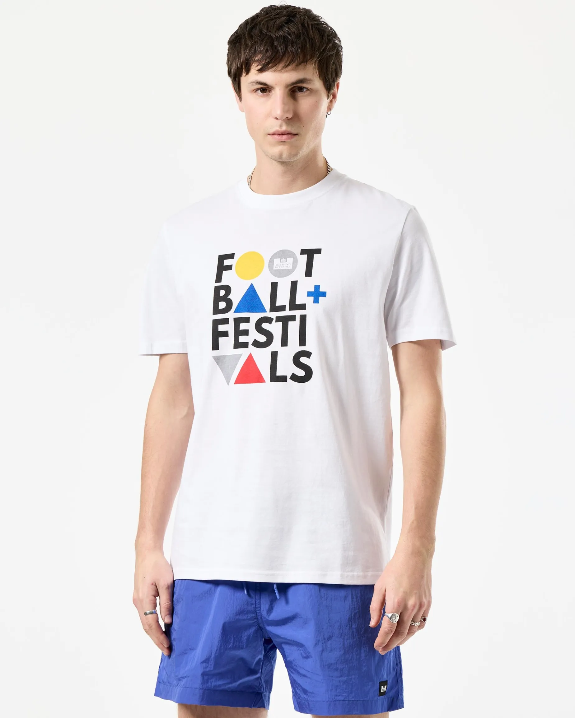 Football + Festivals Graphic T-Shirt White