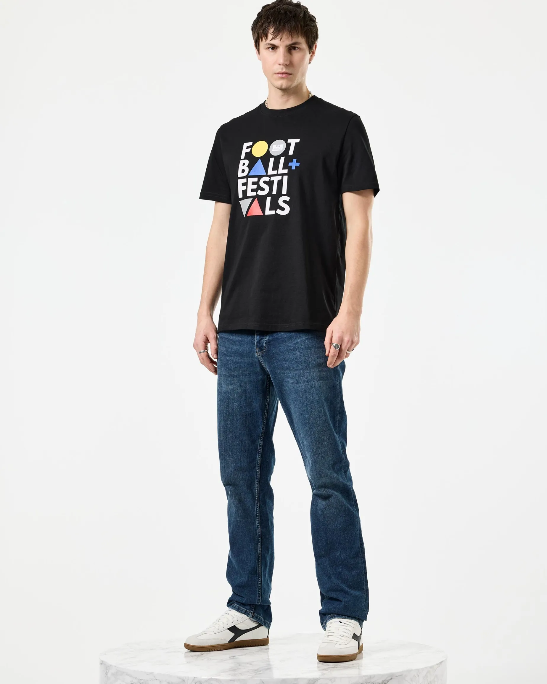Football + Festivals Graphic T-Shirt Black