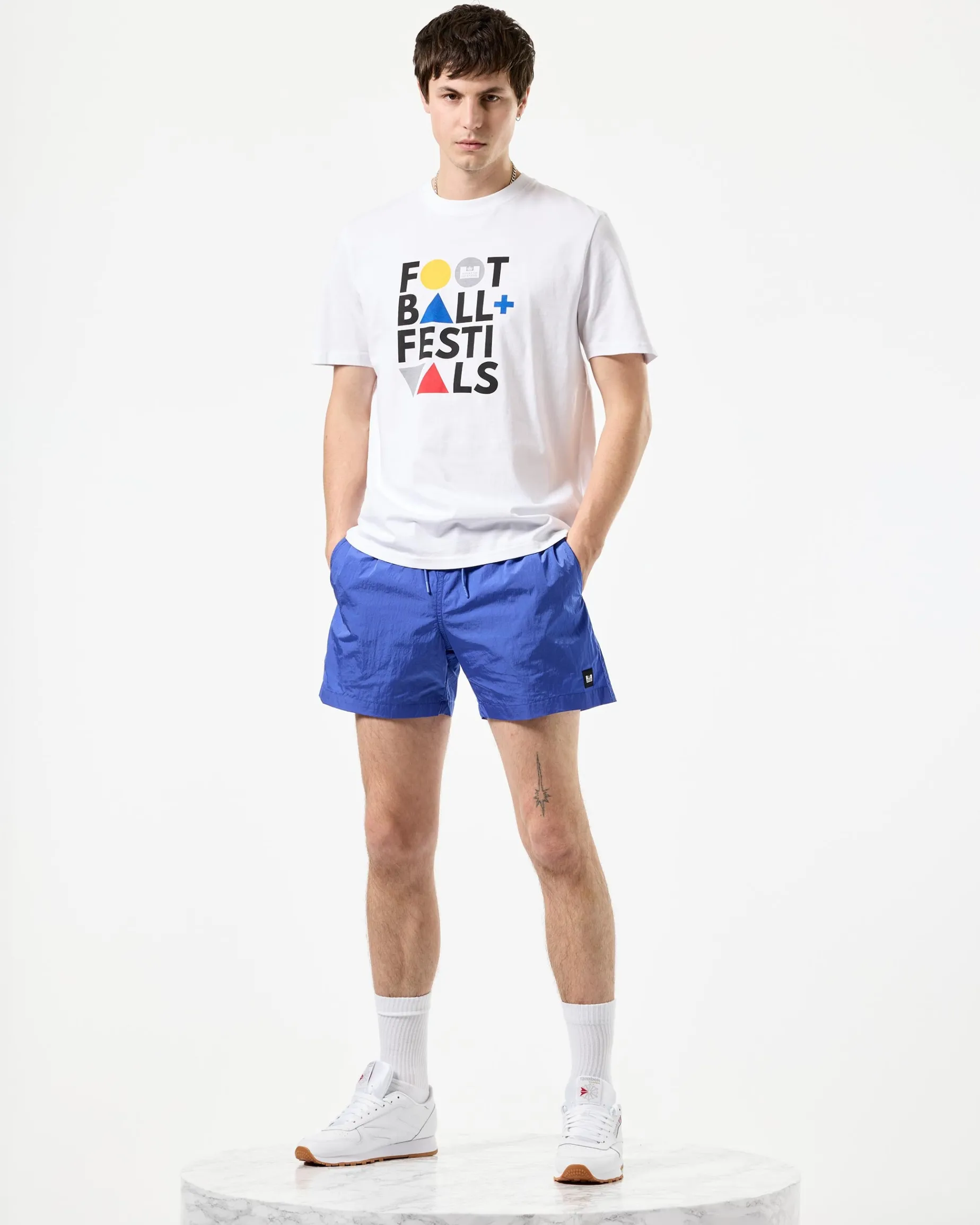 Football + Festivals Graphic T-Shirt White