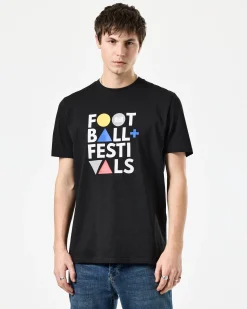 Football + Festivals Graphic T-Shirt Black