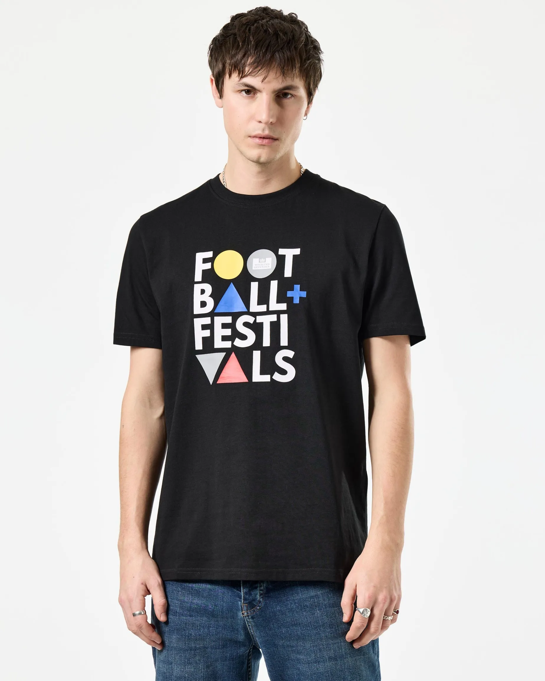 Football + Festivals Graphic T-Shirt Black