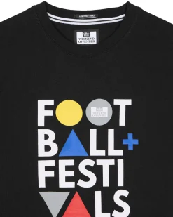 Football + Festivals Graphic T-Shirt Black