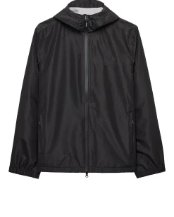 Football + Festivals Waterproof Pack Away Jacket Black