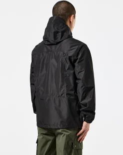 Football + Festivals Waterproof Pack Away Jacket Black