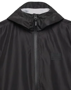 Football + Festivals Waterproof Pack Away Jacket Black