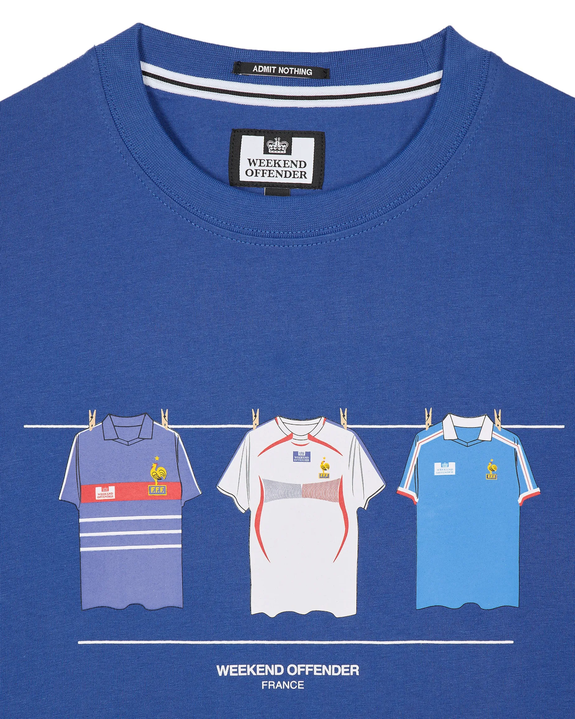 France Shirts T-Shirt Cobalt Blue