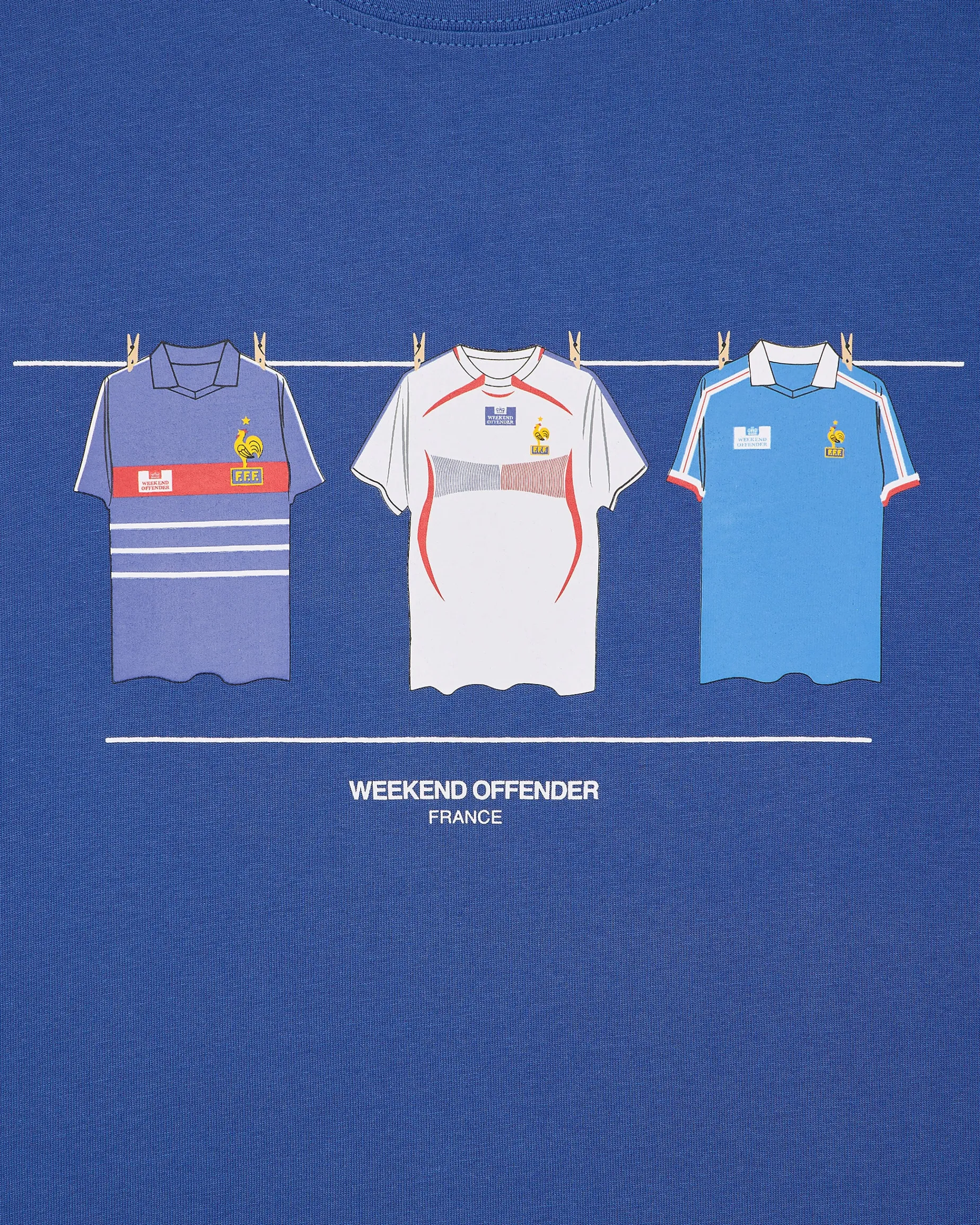 France Shirts T-Shirt Cobalt Blue
