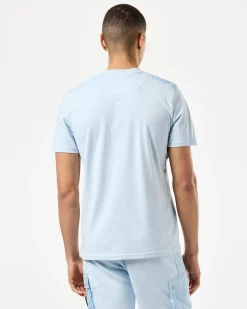 Garcia T-Shirt Ocean Wave Blue