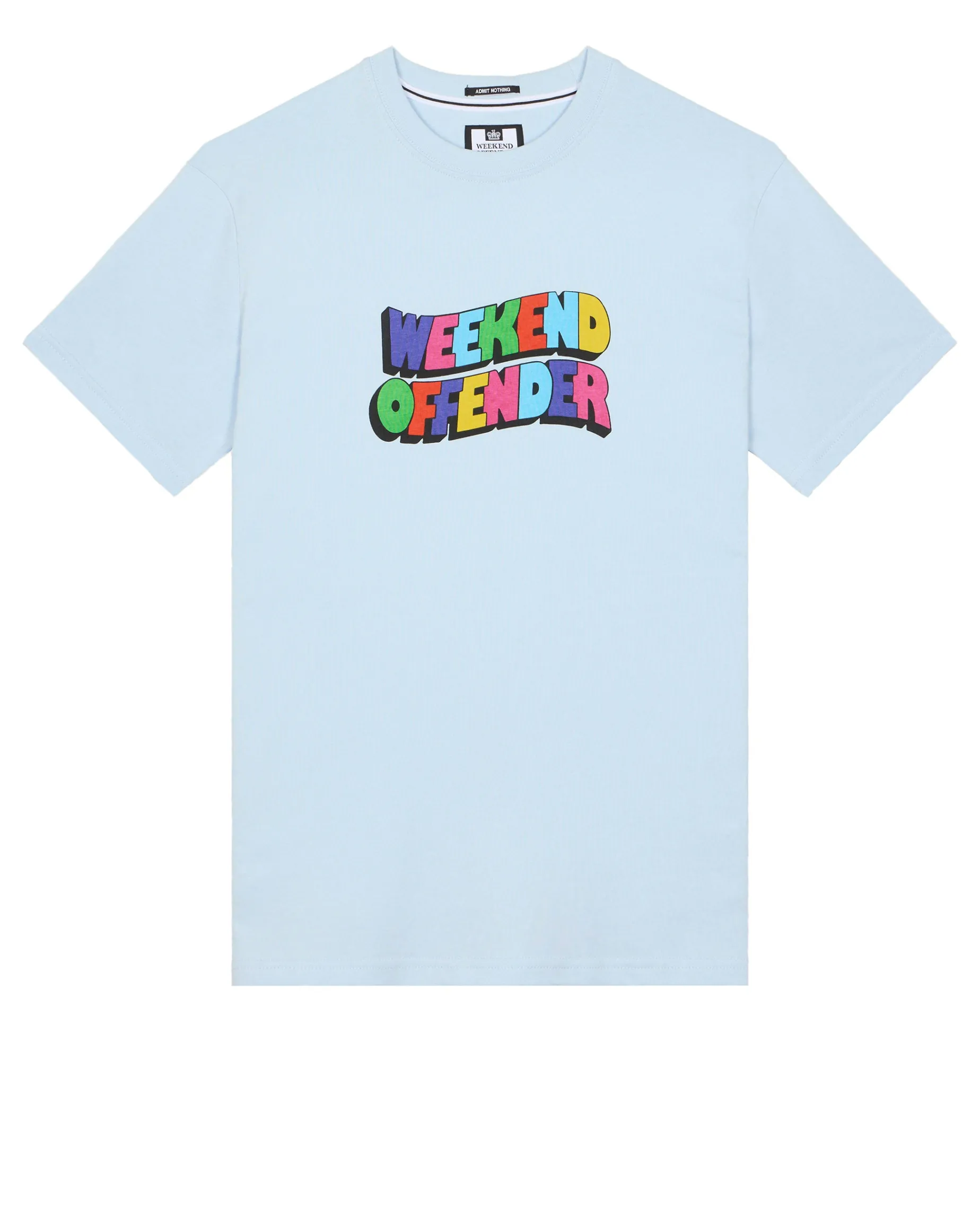 Hallelujah Graphic T-Shirt Ocean Wave Blue