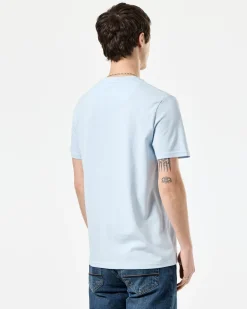Hallelujah Graphic T-Shirt Ocean Wave Blue